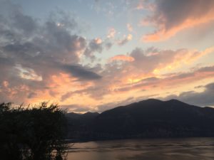 Himmel über dem Gardasee | Stille